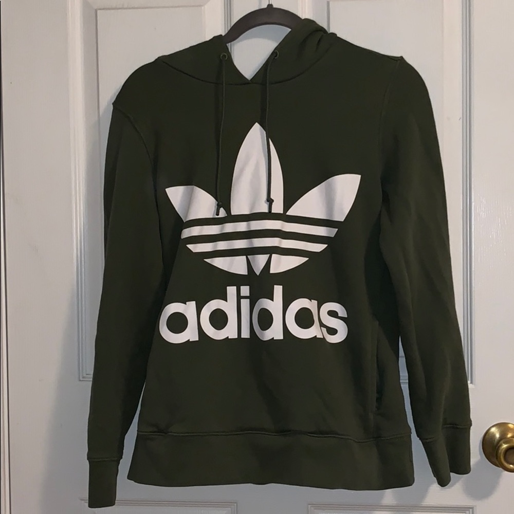 Adidas logo hoodie !!